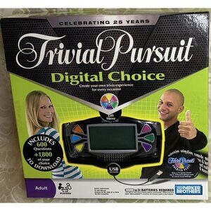Trivial Pursuit Digital Choice Board Game by Parker Brothers